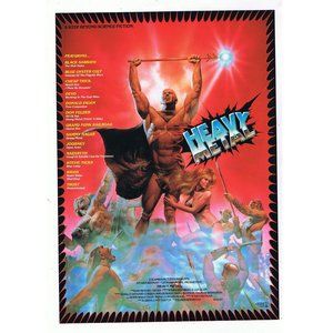 Heavy Metal 1996 Vintage Japanese Movie Poster